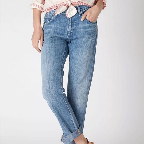 Citizens of Humanity Daisy Relaxed Tapered Leg Medium Wash Jeans Size 25 - Picture 1 of 9